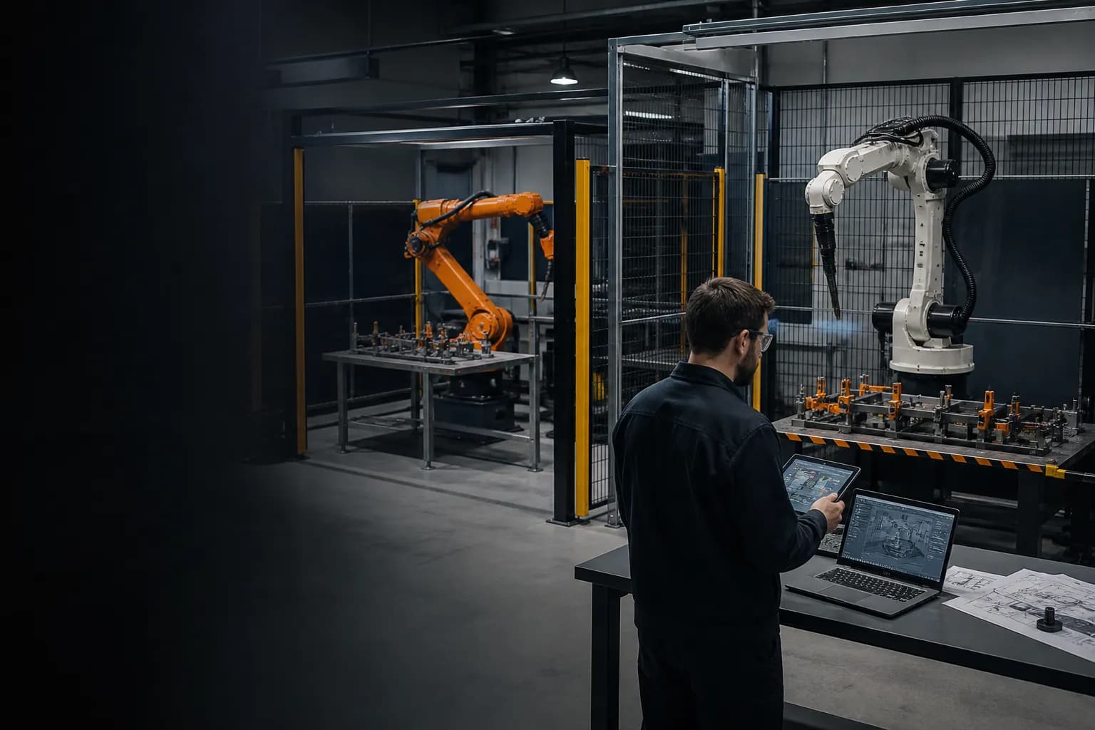 Industrial robot platforms prepared for application review