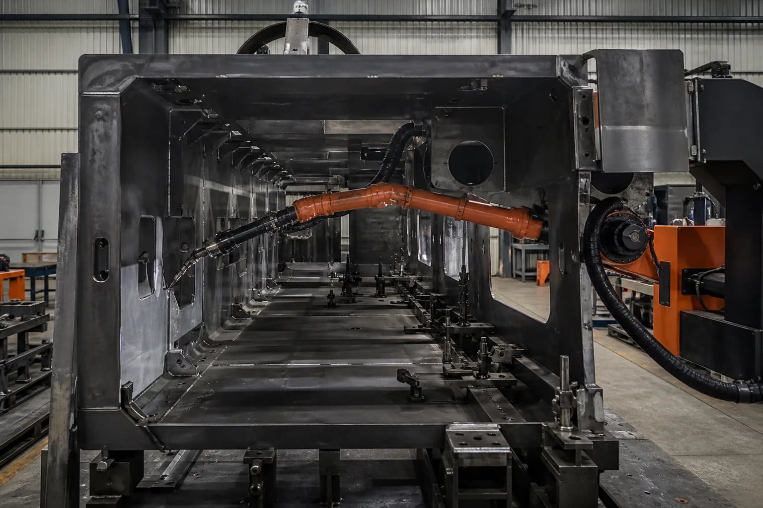 Yaskawa AR2010 Welding Robot Platform in its intended industrial application
