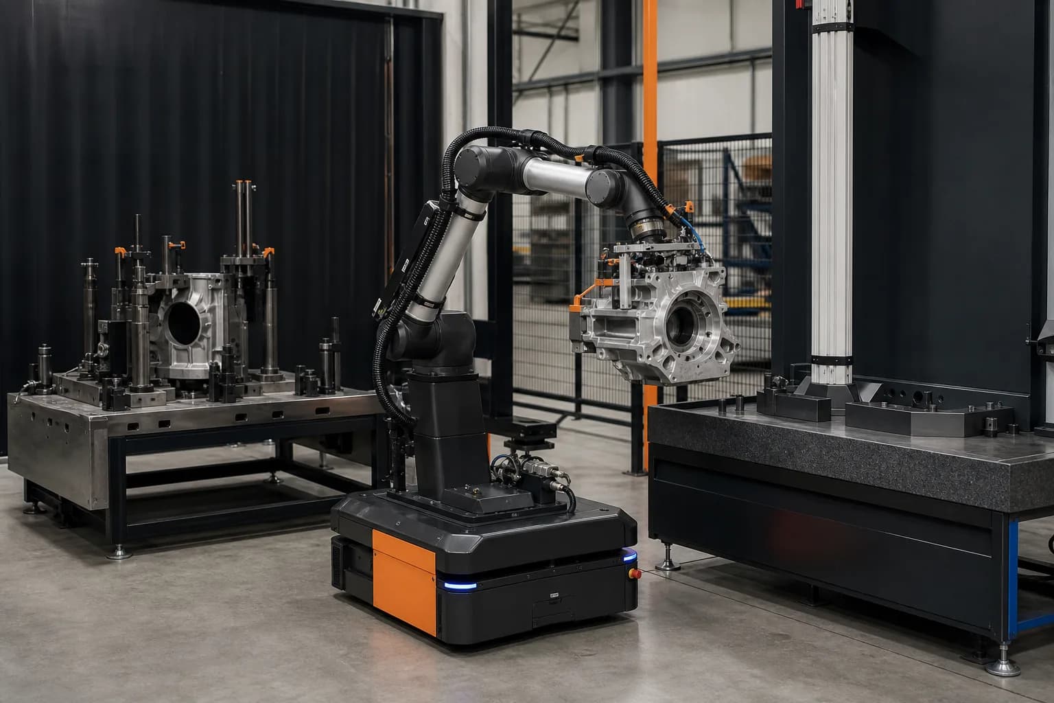 Yaskawa GP25 Handling Platform in its intended industrial application