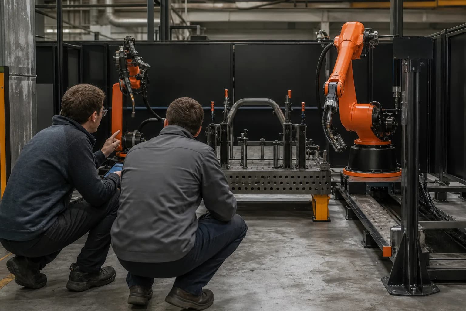 Industrial robot platforms prepared for application review