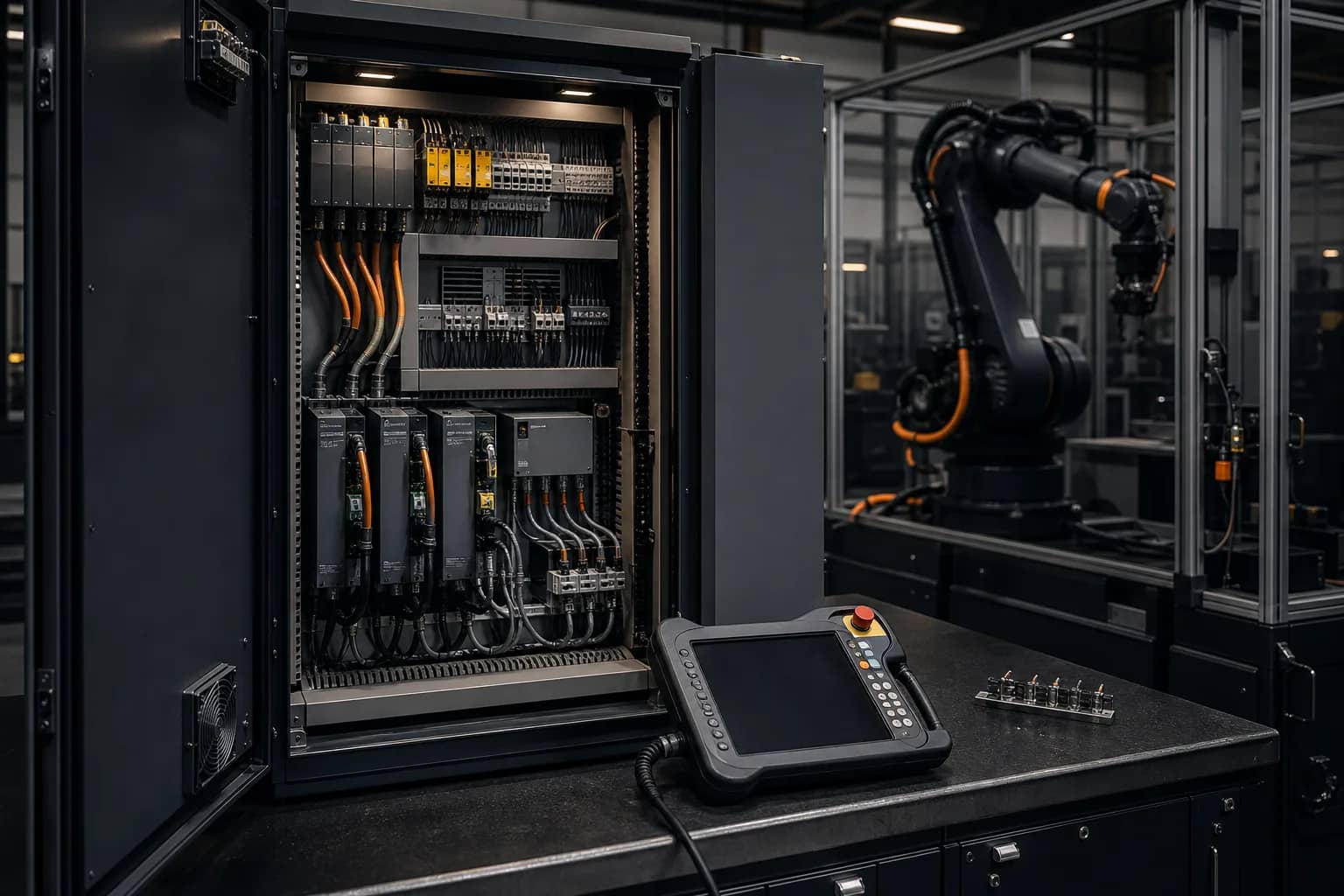 Plataforma de Controlador YRC1000 in its intended industrial application