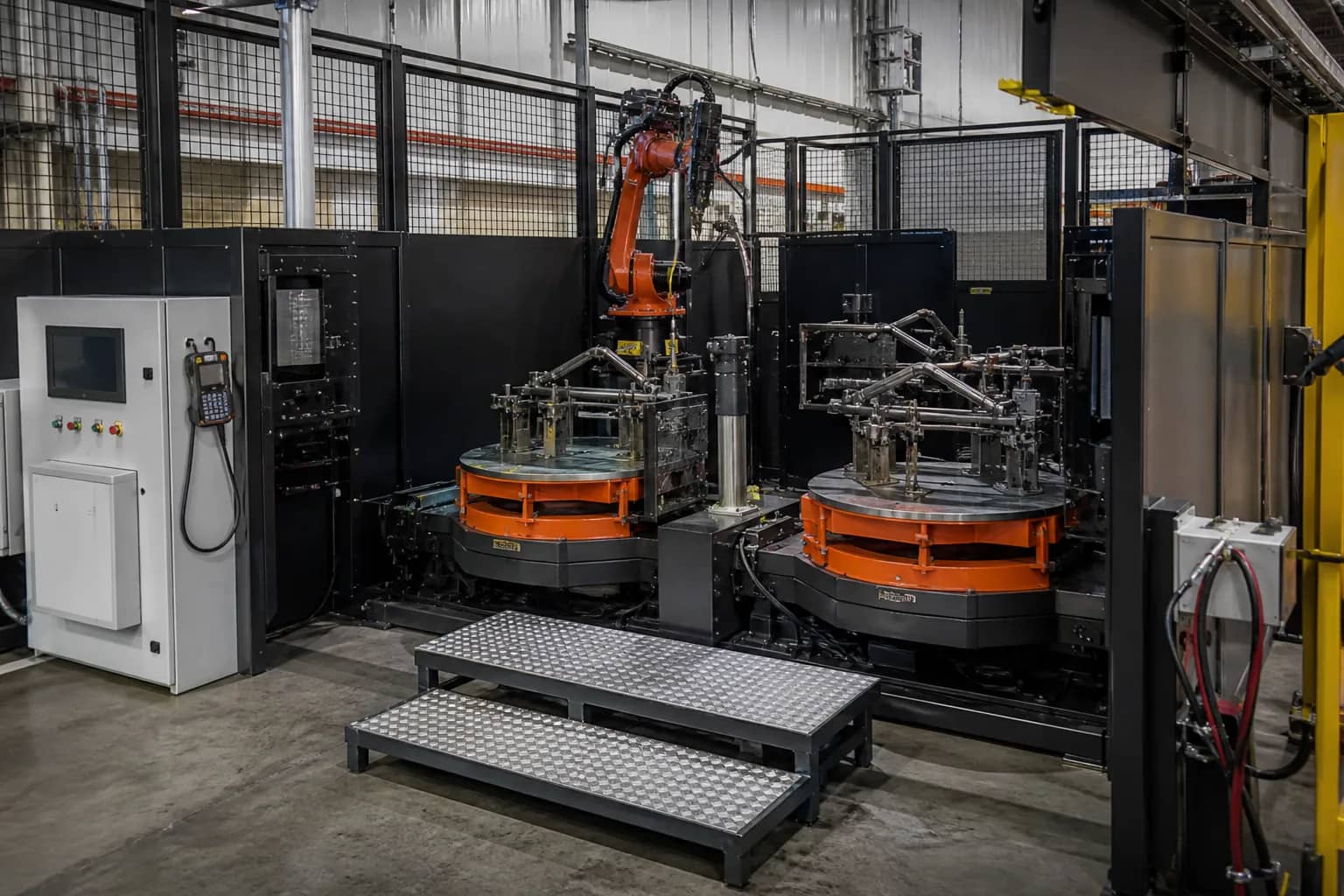 Posicionador KBR-Z500C integrated with adjacent cell equipment