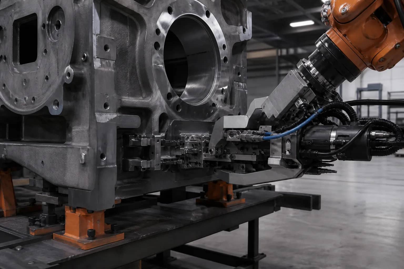 Plataforma de Manuseio Pesado Yaskawa GP180 shown in its intended application