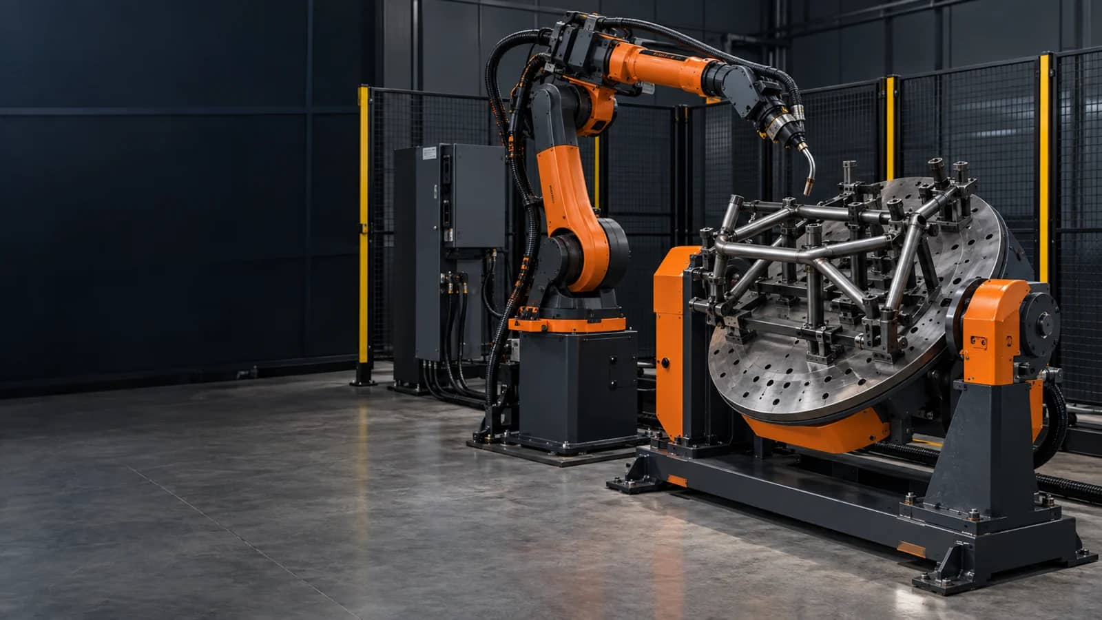 robô genérico e posicionador de dois eixos com dispositivo tubular
