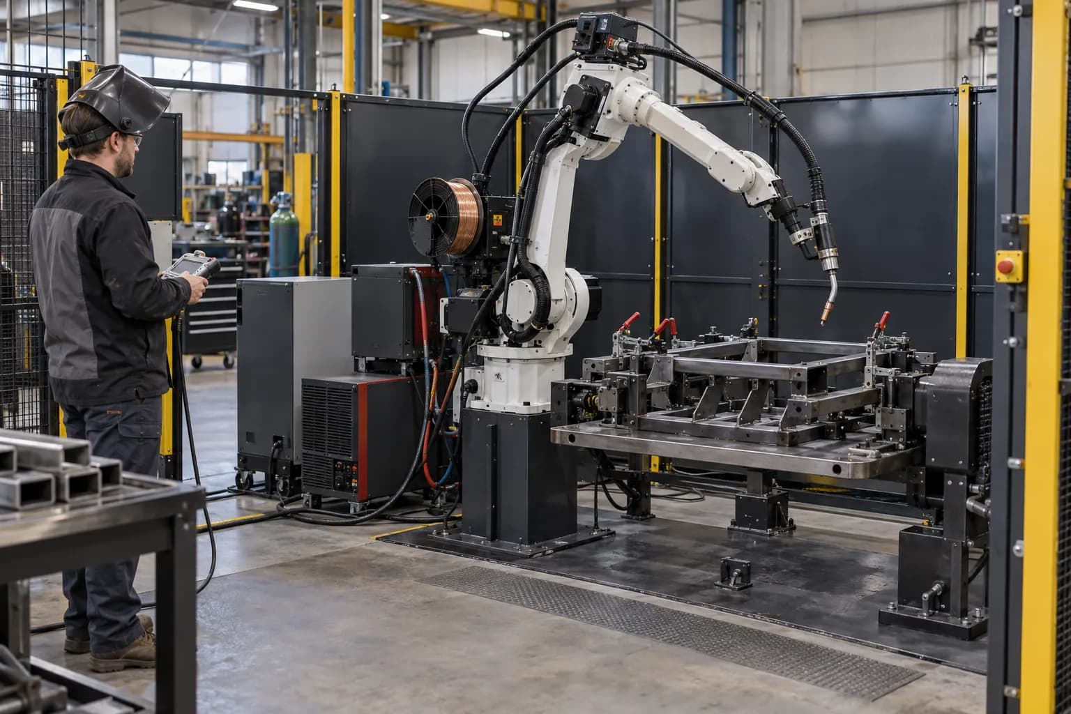 Conceptual robot welding process package