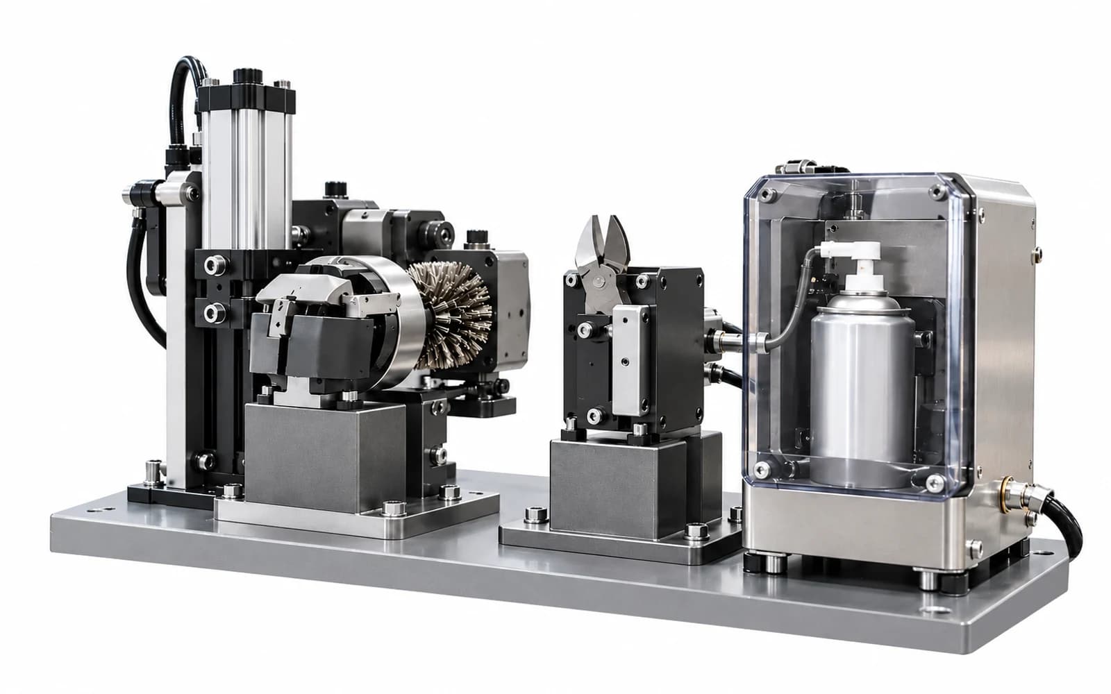 JY-2000 Robot Torch Cleaning Stations: conceptual configuration