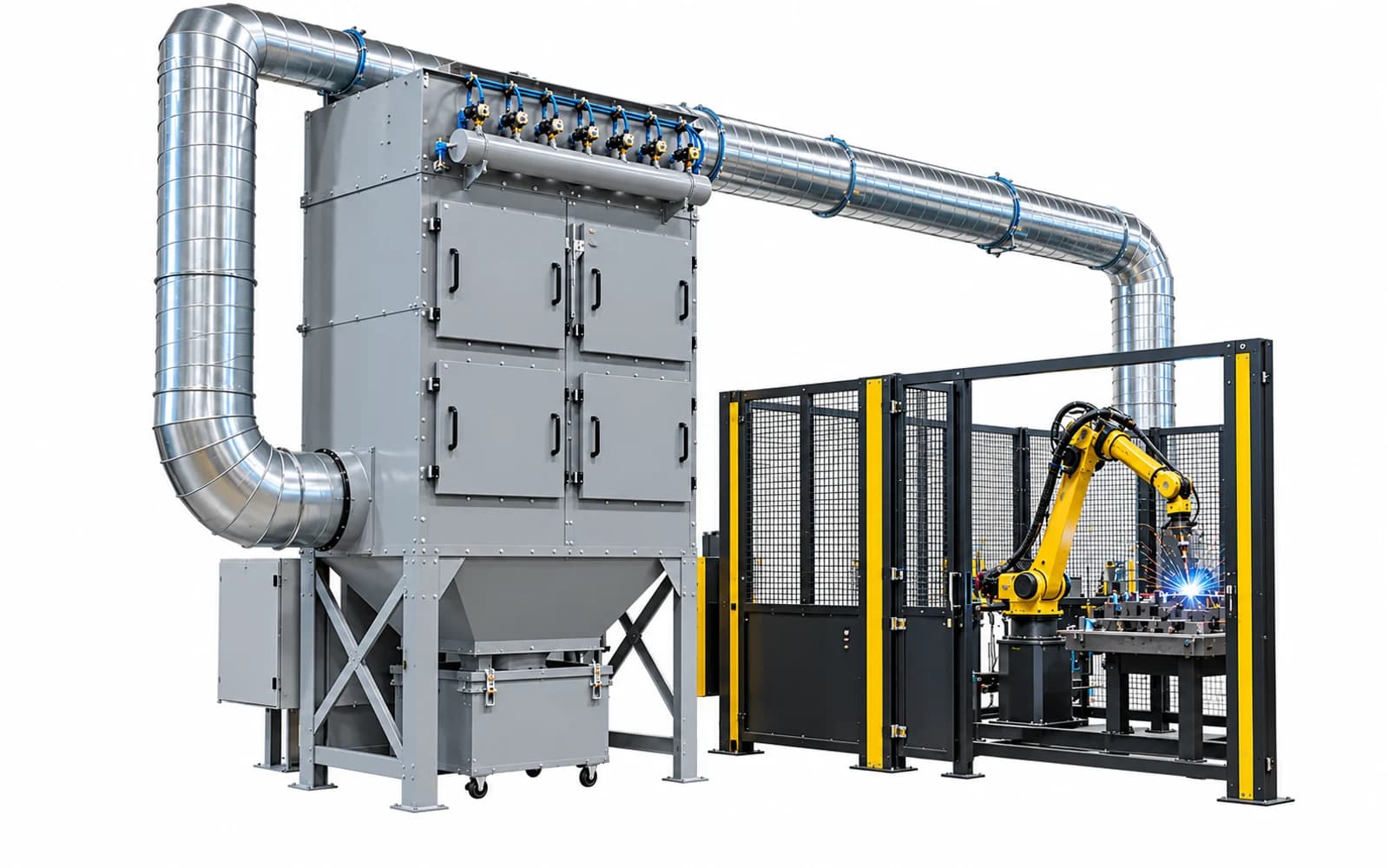 JY-XF Central Fume Collectors: conceptual configuration