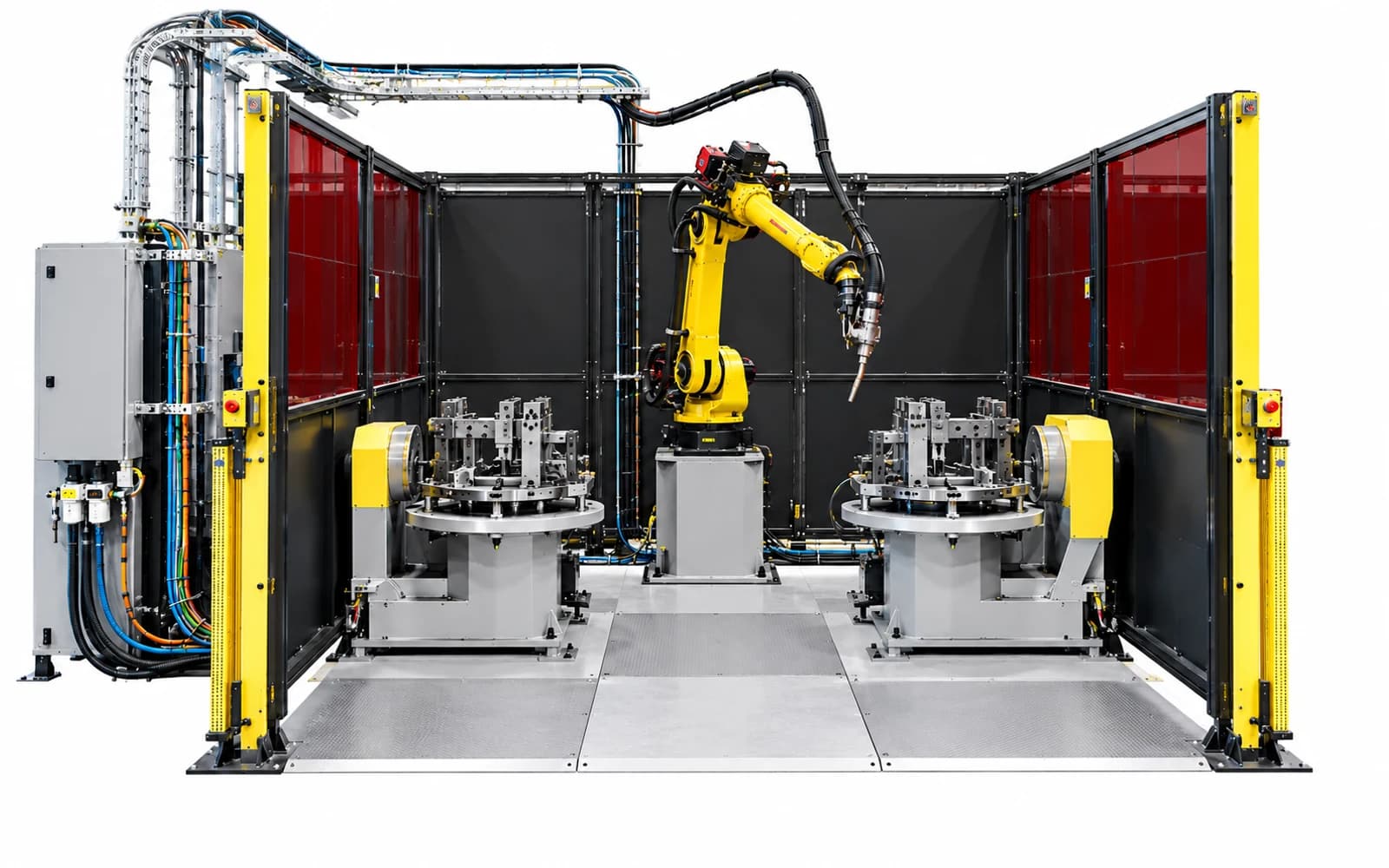 Multi-Station Robot Welding Cells: conceptual configuration