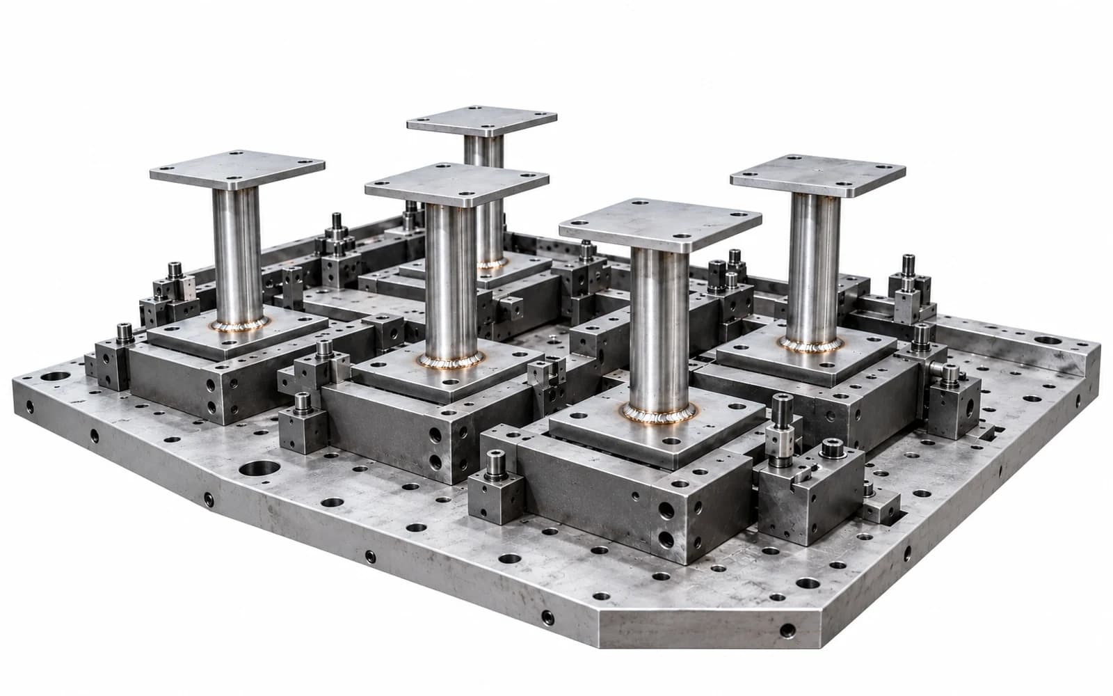 Raised-Floor Pedestal Robot Welding: conceptual configuration