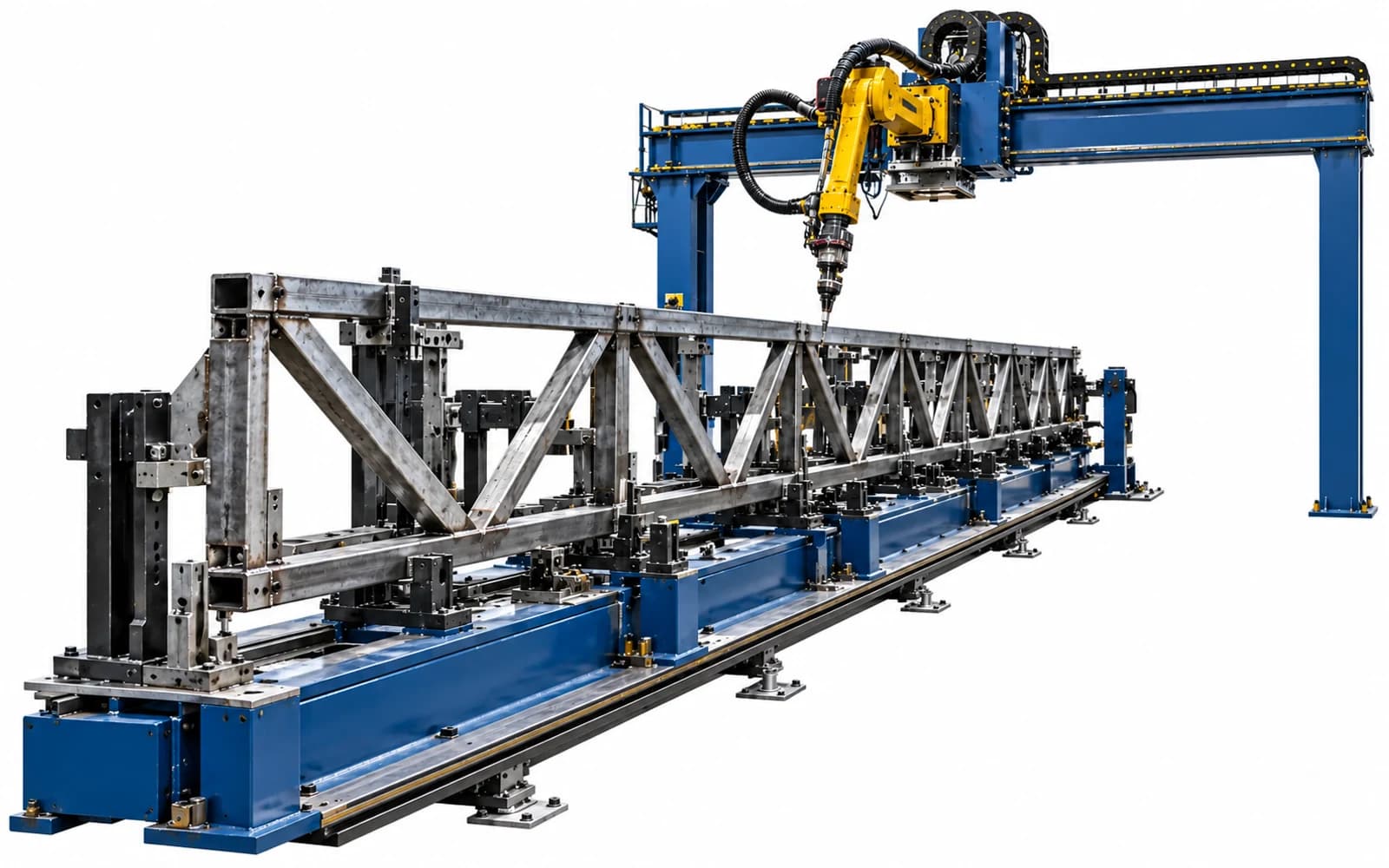 Steel Truss Robotic Welding Lines: conceptual configuration